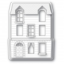 Poppystamps Craft Die - Neighborhood Home Pop Up Easel Set 2375