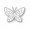 Poppystamps Craft Die - Small Stained Glass Butterfly and Background 2529