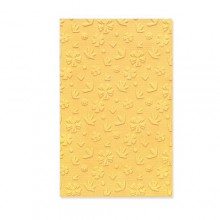 Multi-Level Textured Impressions Mini Embossing Folder - Scattered Florals by Olivia Rose