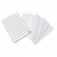 Sizzix Accessory - Sticky Grid Sheets, 6" x 8 1/2", 5 Pack