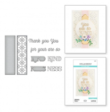 Thank You for Your Kindness Etched Dies S5-513