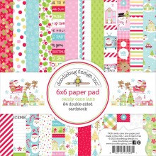 Doodlebug Design Double-Sided Paper Pad 6"X6" - Candy Cane Lane