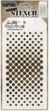 Tim Holtz® Stampers Anonymous Layering Stencils -- Gradient Dot THS118