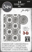 Tim Holtz® Alterations | 3-D Texture Fades™ Embossing Folder - Mini Kaleidoscope