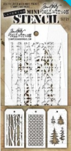 Tim Holtz® Stampers Anonymous Mini Layering Stencil Set #21 MTS021