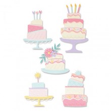 Sizzix Thinlits Die Set 10PK - Build a Cake by Olivia Rose
