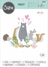 Sizzix® Thinlits® Die Set 11PK - Quirky Animals by Olivia Rose