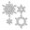 Poppystamps Craft Die - Adelaide Snowflakes 2531