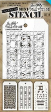 Tim Holtz® Stampers Anonymous Mini Layering Stencil Set #16 MTS016