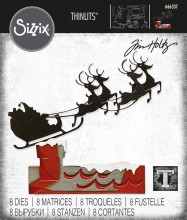 Tim Holtz® Alterations | Sizzix Thinlits™ Die Set 8PK - Reindeer Sleigh