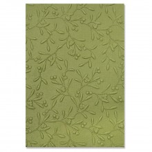 Sizzix 3-D Textured Impressions Embossing Folder - Delicate Mistletoe