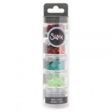 Sizzix Making Essential - Sequins & Beads, Muted, 5g per Pot, 5PK