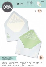 Sizzix® Thinlits® Die Set 8PK - Botanic Envelope Liners by Jennifer Ogborn