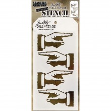 Tim Holtz® Stampers Anonymous Layering Stencils -- Direction THS088