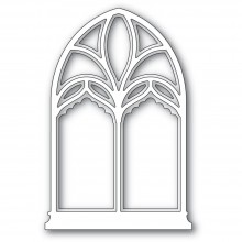Poppystamps Craft Die - Arched Gothic Cathedral Window 2589