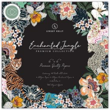Craft Consortium Double-Sided Paper Pad 6"X6" -- Enchanted Jungle