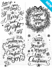 Tim Holtz® Stampers Anonymous Cling Mount Sets -- Doodle Greetings #1 CMS285