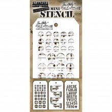 Tim Holtz® Stampers Anonymous Mini Layering Stencil Set #29 MTS029