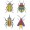 Sizzix Thinlits Die Set 9PK - Patterned Bugs