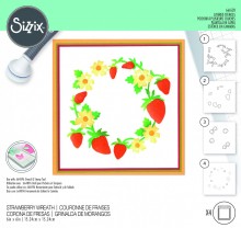 Sizzix™ Layered Stencils 4PK – Strawberry Wreath by Jennifer Ogborn