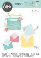 Sizzix® Thinlits® Die Set 16PK - You’ve Got Mail by Olivia Rose