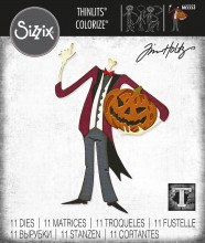 Tim Holtz® Alterations | Sizzix Thinlits™ Die Set 11-Pack - Pumpkinhead, Colorize