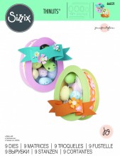 Sizzix® Thinlits® Die Set 9PK – Easter Egg Box by Jennifer Ogborn
