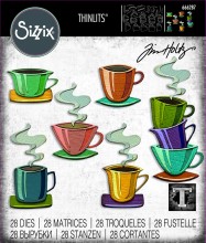 Tim Holtz® Alterations | Sizzix Thinlits™ Die Set 28PK - Papercut Café