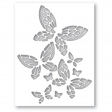 Poppystamps Craft Die - Stained Glass Butterfly 2515