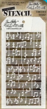Tim Holtz® Stampers Anonymous Layering Stencils -- Concerto THS067
