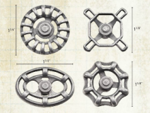 Tim Holtz® Idea-ology™ Findings - Faucet Knobs