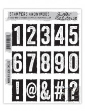 Tim Holtz® Stampers Anonymous Cling Mount Sets -- Number Blocks CMS222
