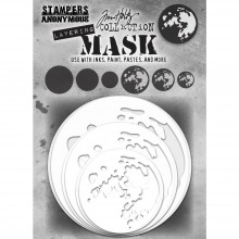 Tim Holtz® Stampers Anonymous Layering Masks: Moon THMSK01