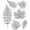 Tim Holtz® Stampers Anonymous Cling Mount Sets -- Pressed Foliage CMS376