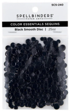 Black Smooth Discs Color Essentials Sequins SCS-240