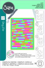 Sizzix™ A6 Layered Stencils 4PK – Cosmopolitan, Downtown by Stacey Park