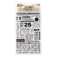 Tim Holtz® Idea-ology™ Paperie - Remnant Rubs, Christmas