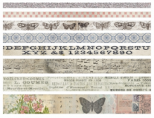 Tim Holtz® Idea-ology™ Paperie - Design Tape: Butterfly