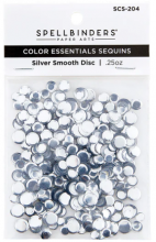Silver Smooth Discs Color Essentials Sequins SCS-204
