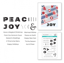Peace & Joy Clear Stamp STP-140