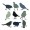 Tim Holtz® Alterations | Sizzix Thinlits™ Die Set 9-Pack - Silhouette Birds