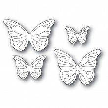 Poppystamps Craft Die - Intricate Cut Butterflies 2367