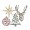 Tim Holtz® Alterations | Sizzix Thinlits™ Die Set 4-Pack - Geo Christmas