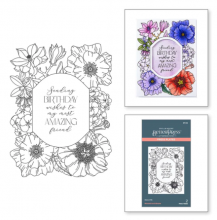 Mirrored Arch Blooms Press Plate