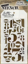 Tim Holtz® Stampers Anonymous Layering Stencils -- Numeric THS054