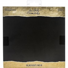 Tim Holtz® Idea-ology™ 8" x 8" Paper Stash - Blackout