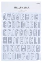 Outline Puffy Alphabet Stickers SCS-236