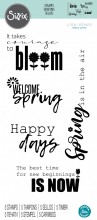 Sizzix™ Clear Stamps Set 5PK - Spring Sentiments by Lisa Jones