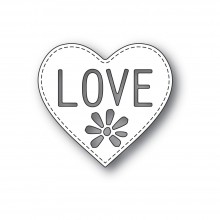 Poppystamps Craft Die - Love Heart 2295