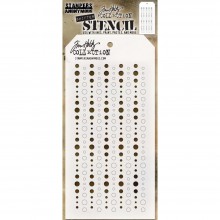 Tim Holtz® Stampers Anonymous Layering Stencils -- Shifter Baubles THS136